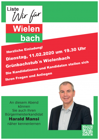 Plakat wir für Wielenbach Vorstellung Plakat wir für Wielenbach Vorstellung