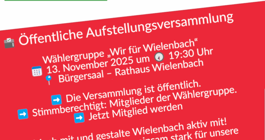 02f Einladung Aufstellungsversammlung